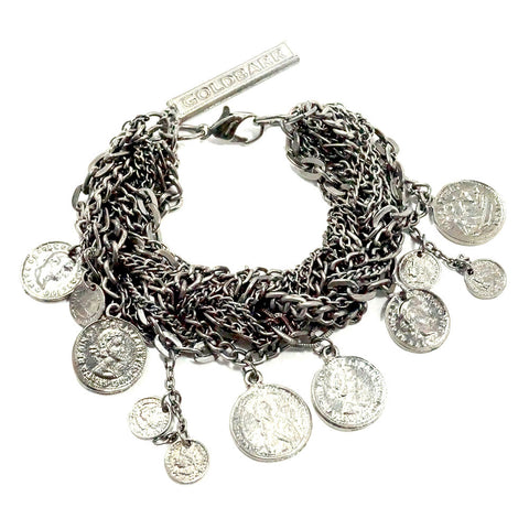 Florence Bracelet Metallic Grey