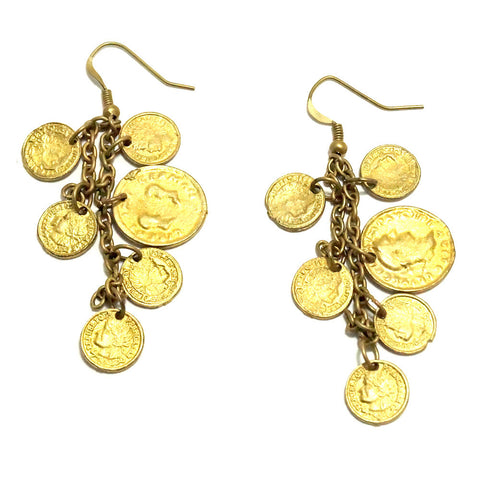 Florence Earrings India Gold