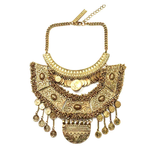 Tulum Necklace India Gold